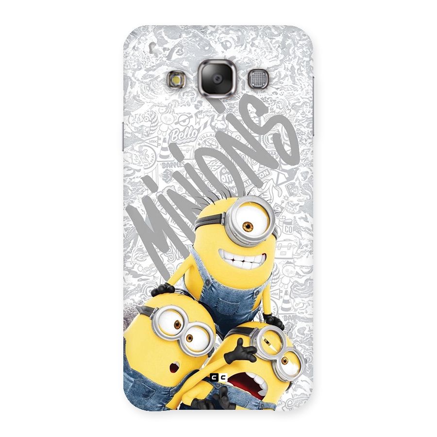 Minions Typo Back Case for Galaxy E7