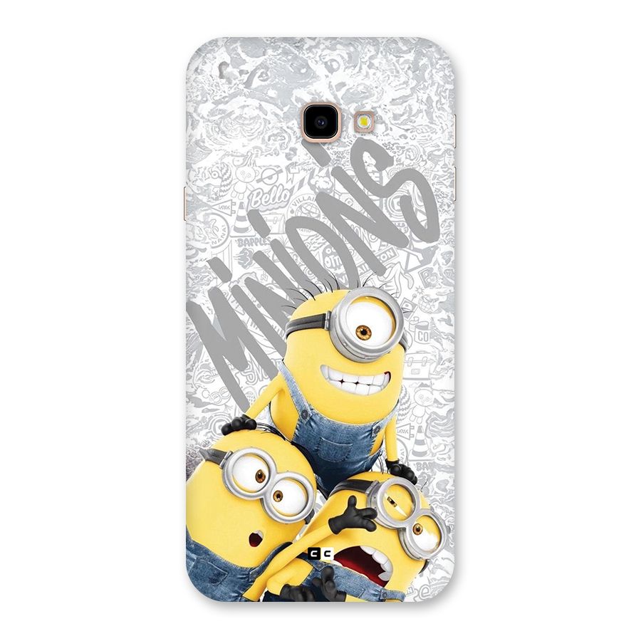 Minions Typo Back Case for Galaxy J4 Plus