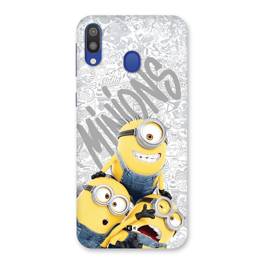 Minions Typo Back Case for Galaxy M20
