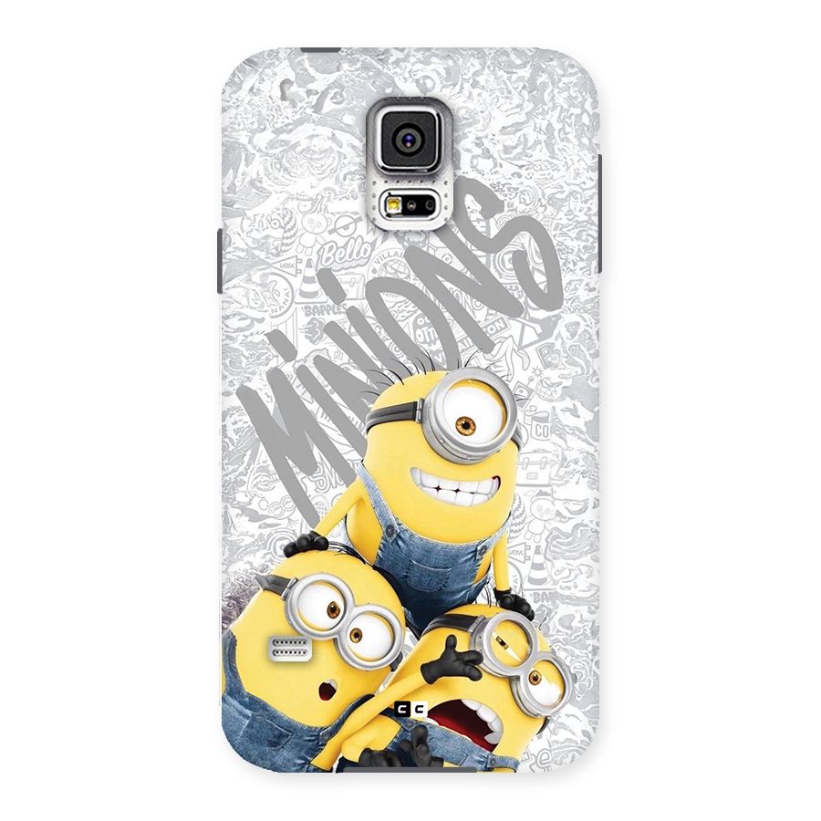 Minions Typo Back Case for Galaxy S5