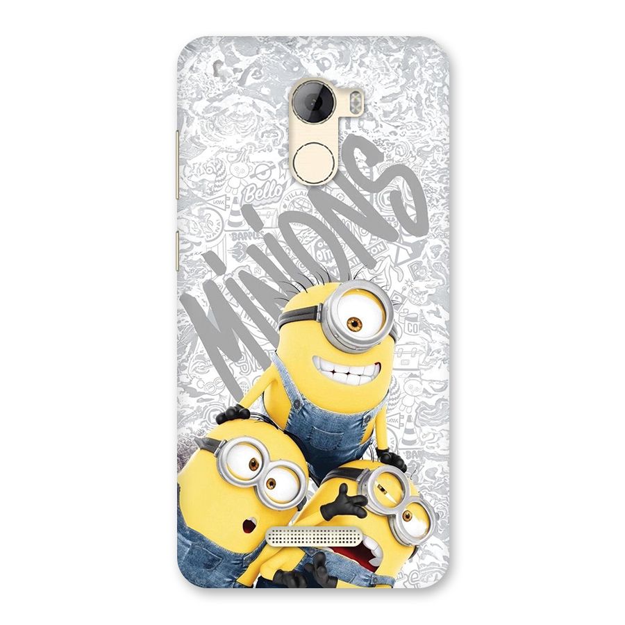 Minions Typo Back Case for Gionee A1 LIte