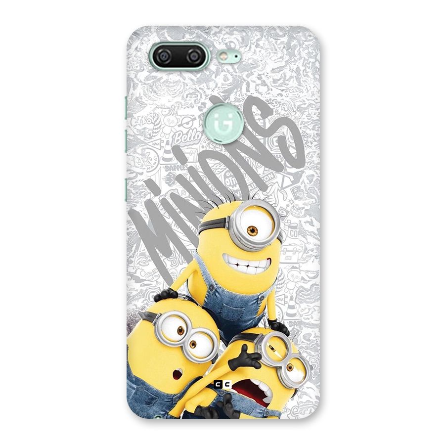 Minions Typo Back Case for Gionee S10