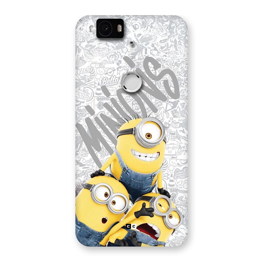 Minions Typo Back Case for Google Nexus 6P