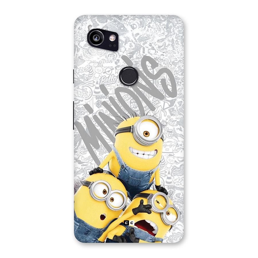 Minions Typo Back Case for Google Pixel 2 XL