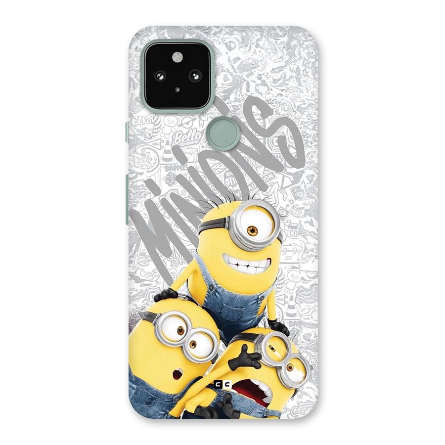 Minions Typo Back Case for Google Pixel 5