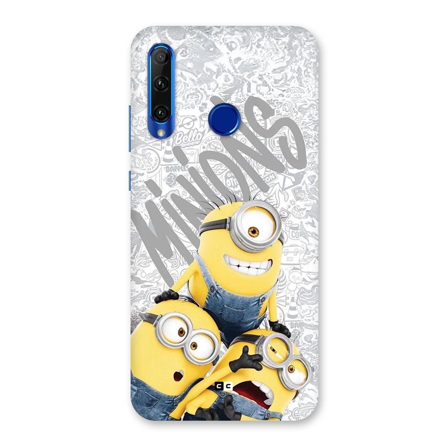 Minions Typo Back Case for Honor 20i