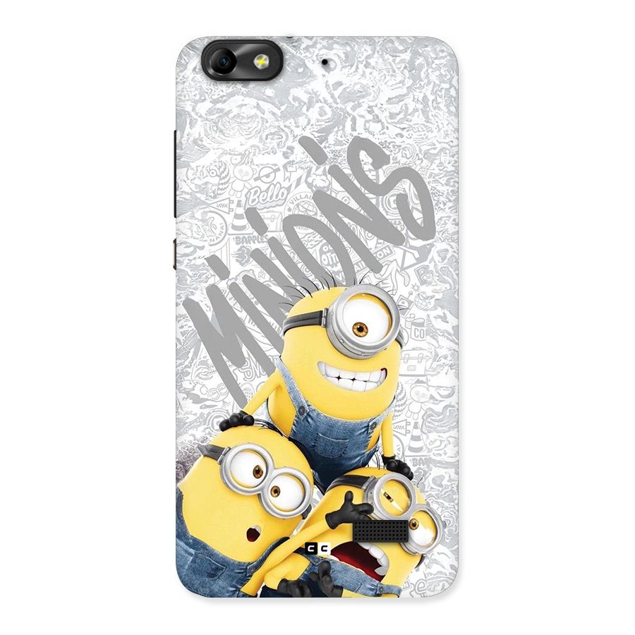 Minions Typo Back Case for Honor 4C