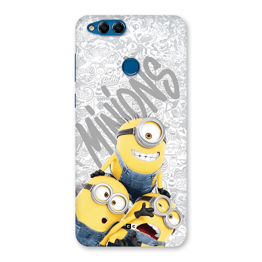 Minions Typo Back Case for Honor 7X