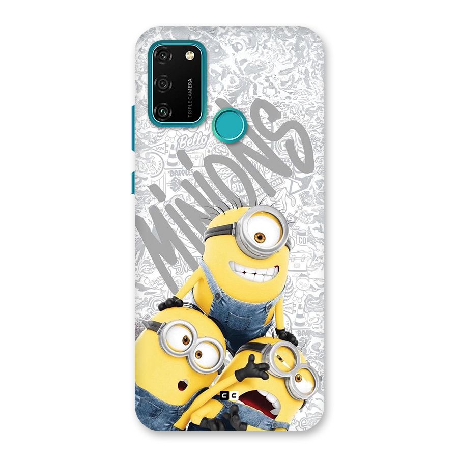 Minions Typo Back Case for Honor 9A