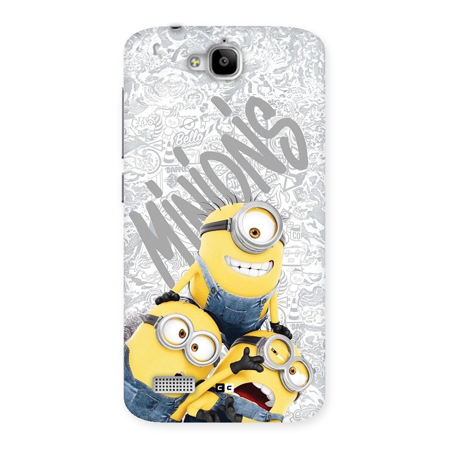 Minions Typo Back Case for Honor Holly