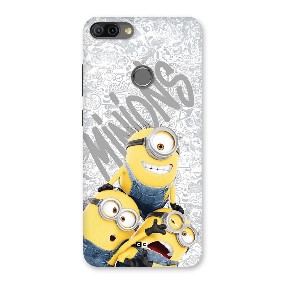 Minions Typo Back Case for Infinix Hot 6 Pro