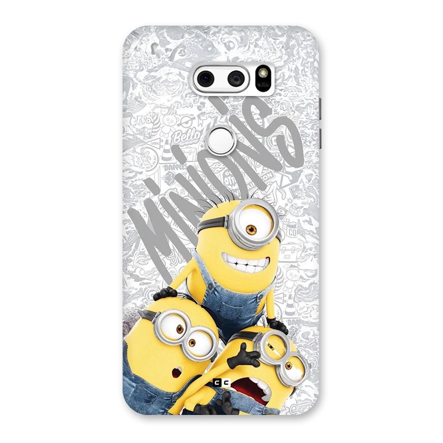 Minions Typo Back Case for LG V30