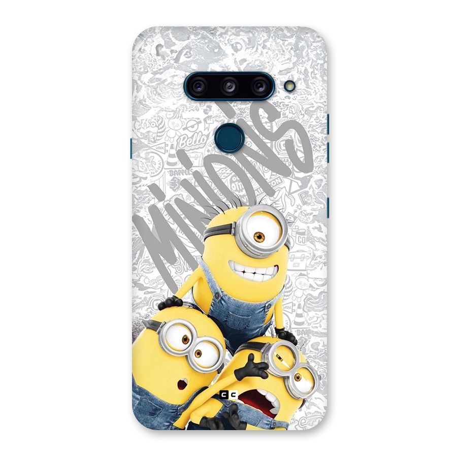 Minions Typo Back Case for LG  V40 ThinQ