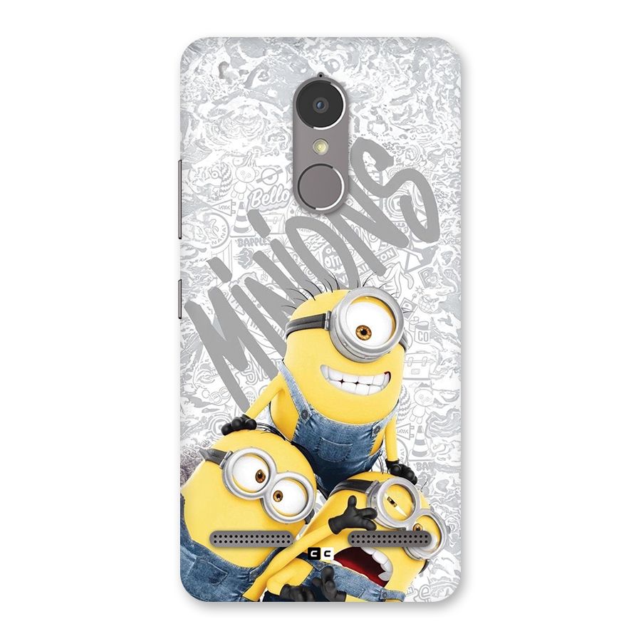 Minions Typo Back Case for Lenovo K6 Power