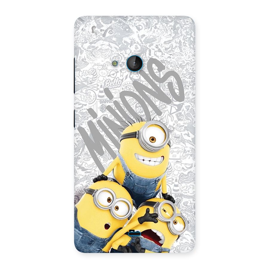 Minions Typo Back Case for Lumia 540