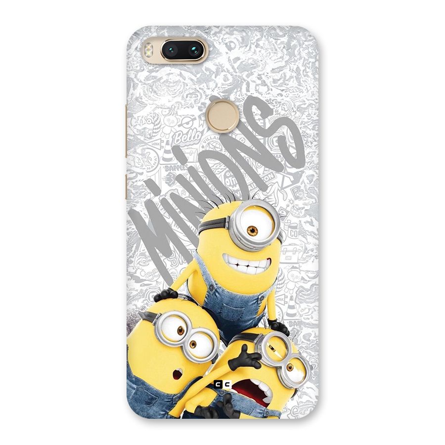 Minions Typo Back Case for Mi A1