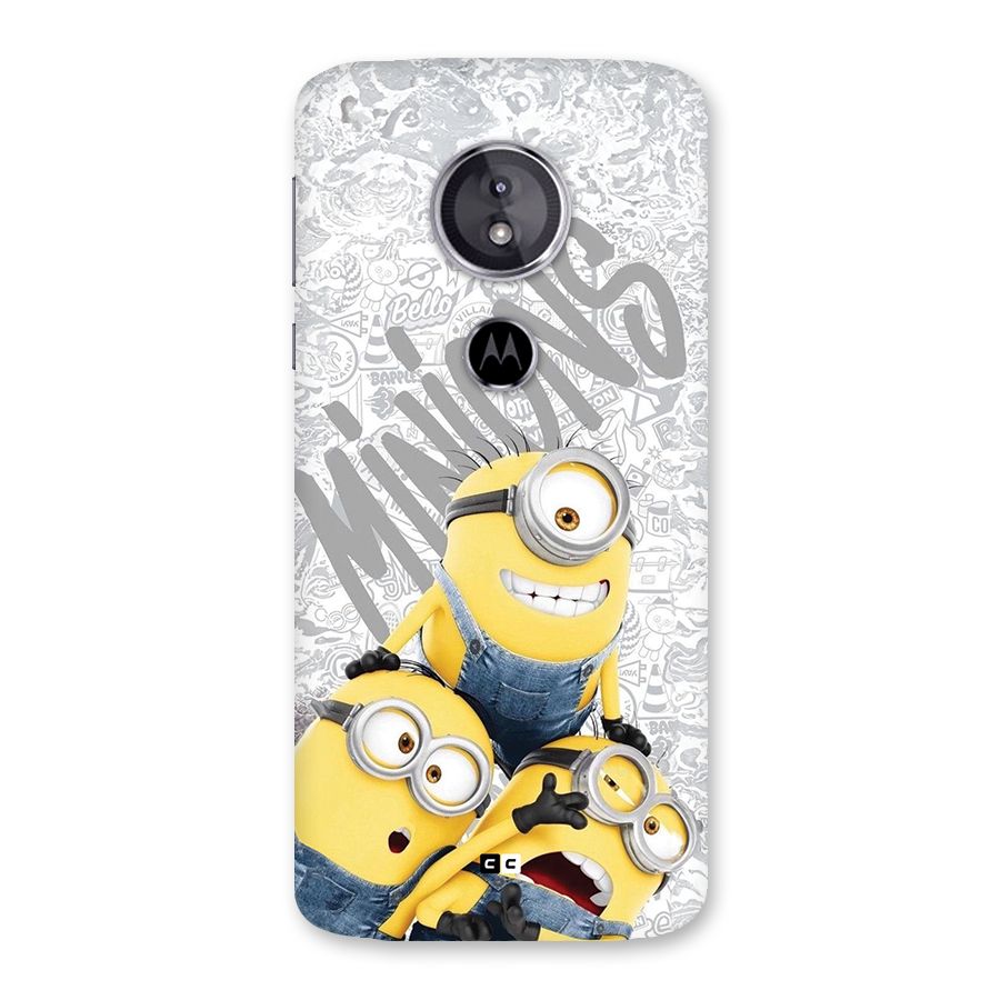 Minions Typo Back Case for Moto E5