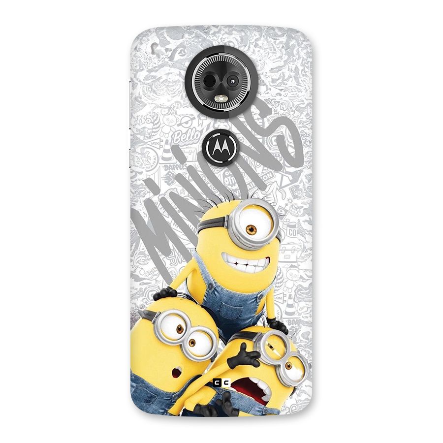 Minions Typo Back Case for Moto E5 Plus