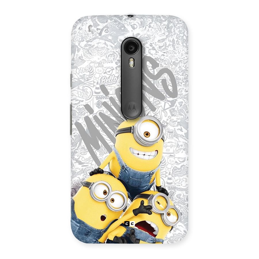 Minions Typo Back Case for Moto G3