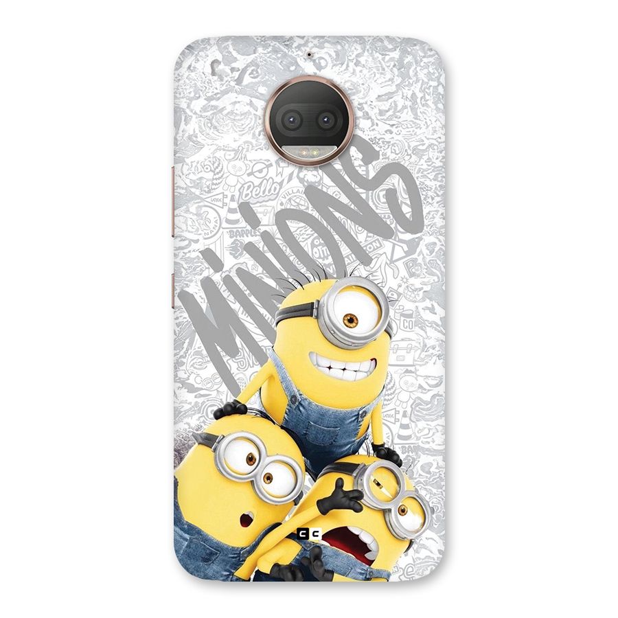 Minions Typo Back Case for Moto G5s Plus