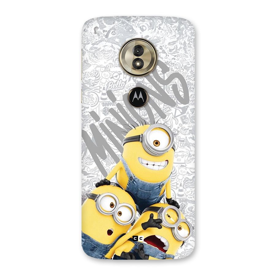 Minions Typo Back Case for Moto G6 Play