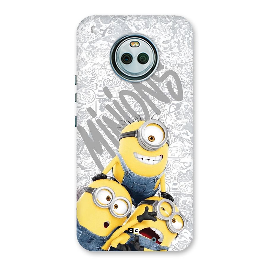 Minions Typo Back Case for Moto X4