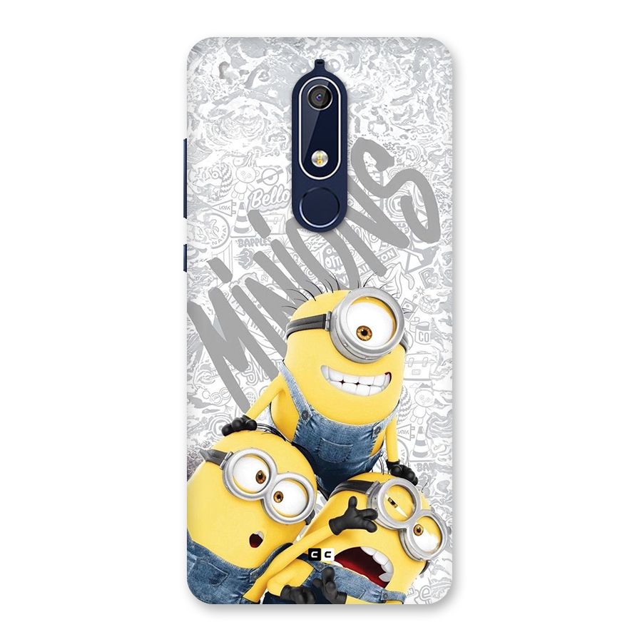 Minions Typo Back Case for Nokia 5.1