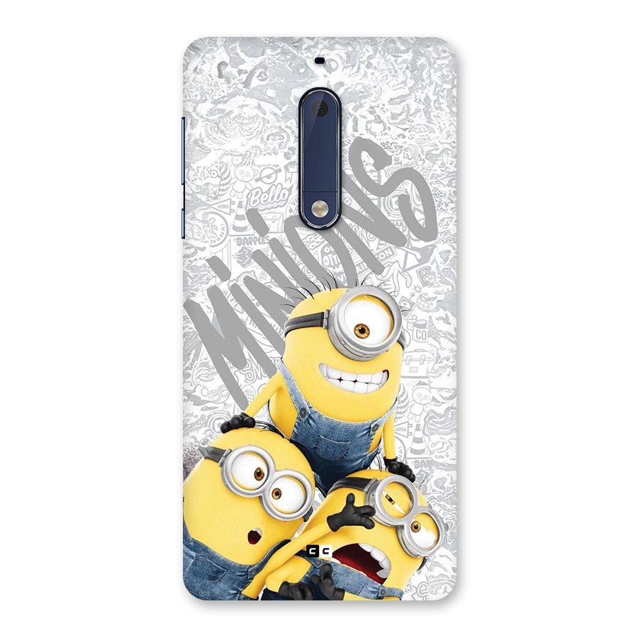 Minions Typo Back Case for Nokia 5
