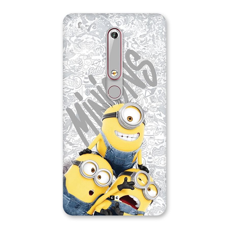 Minions Typo Back Case for Nokia 6.1