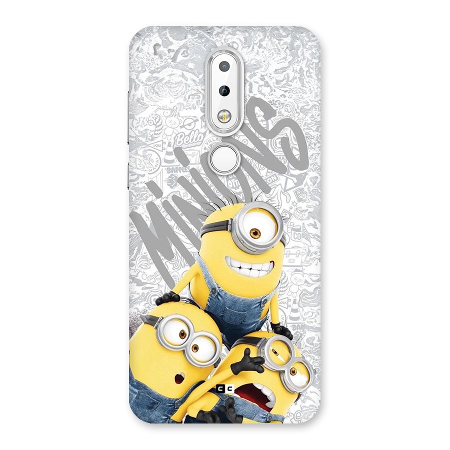 Minions Typo Back Case for Nokia 6.1 Plus