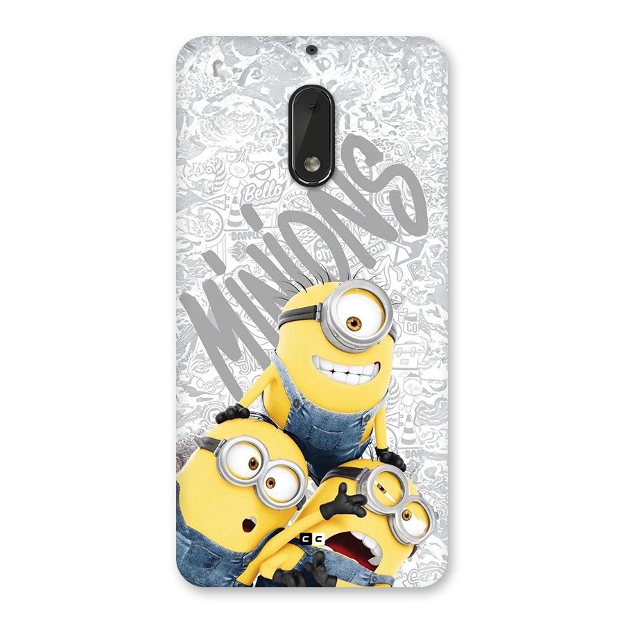Minions Typo Back Case for Nokia 6