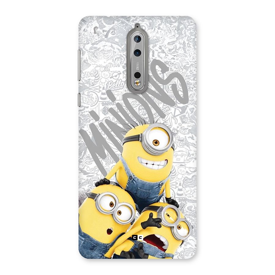 Minions Typo Back Case for Nokia 8