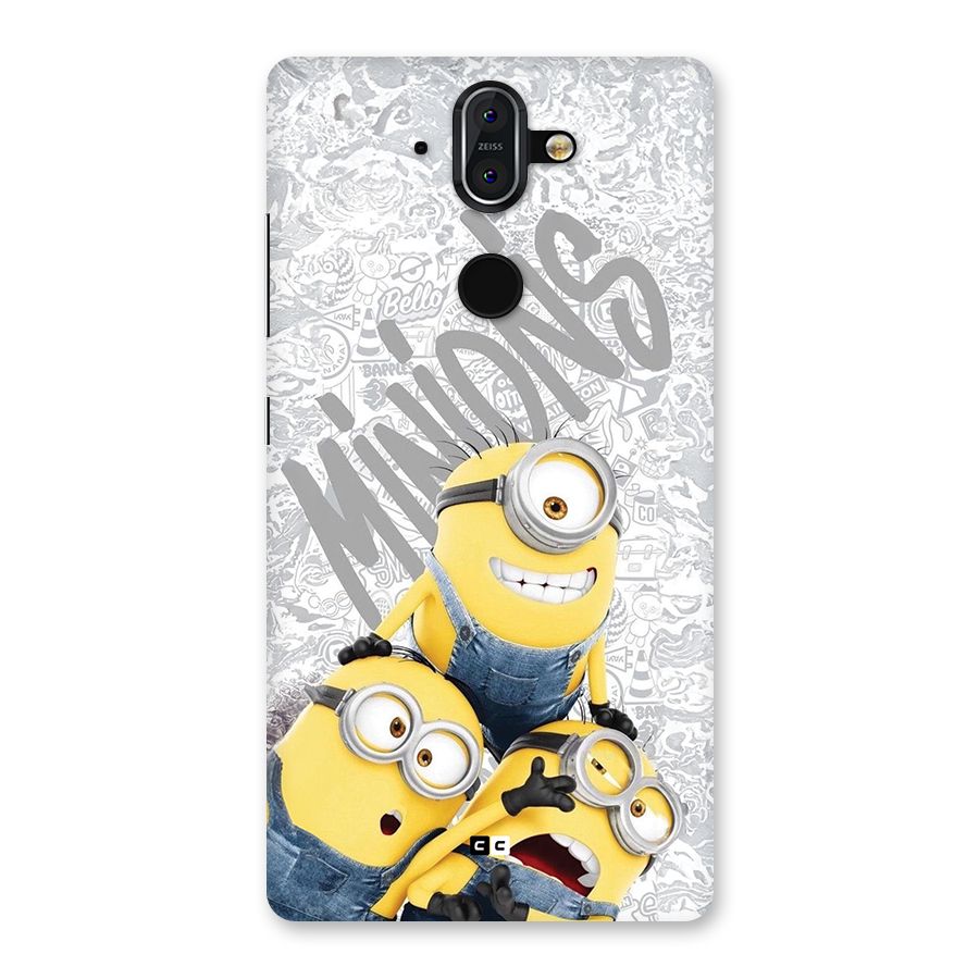 Minions Typo Back Case for Nokia 8 Sirocco