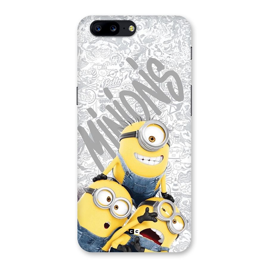 Minions Typo Back Case for OnePlus 5