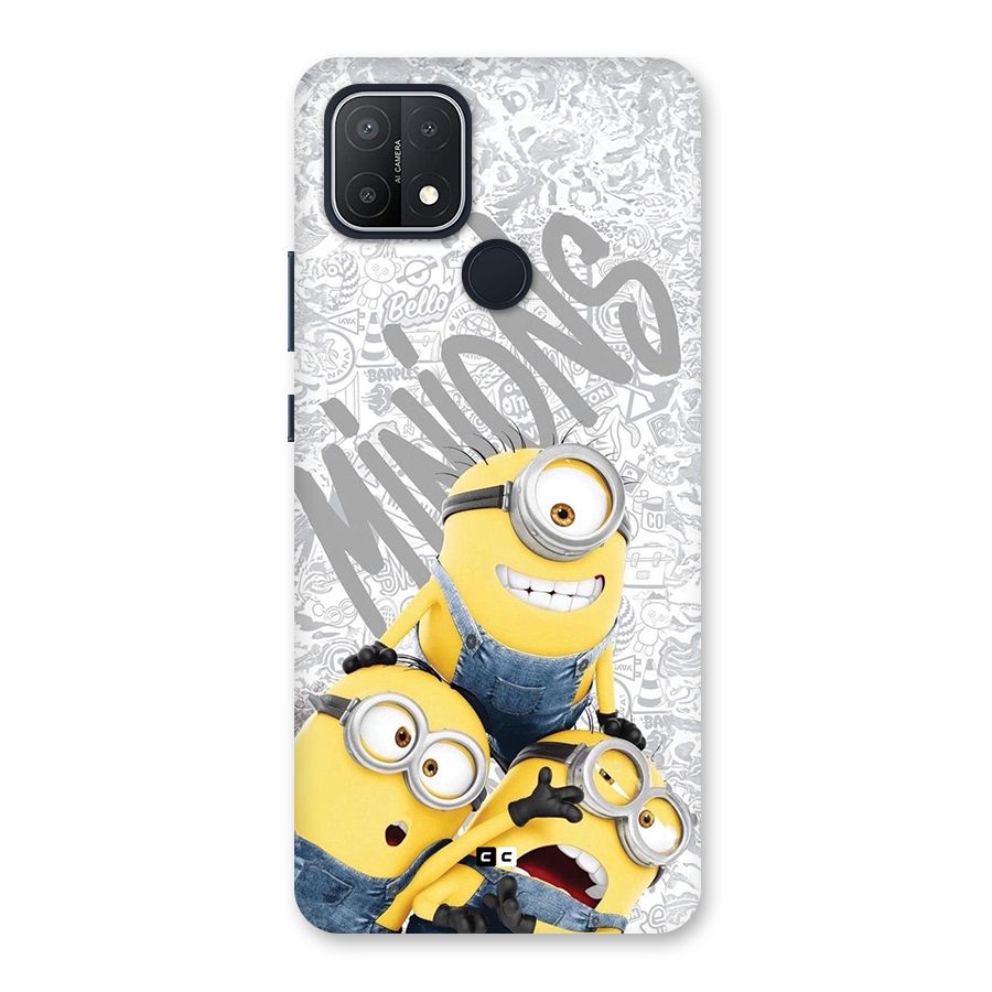 Minions Typo Back Case for Oppo A15