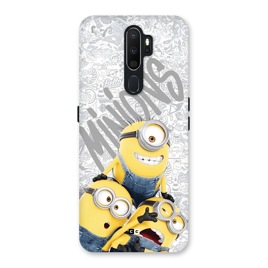 Minions Typo Back Case for Oppo A5 (2020)