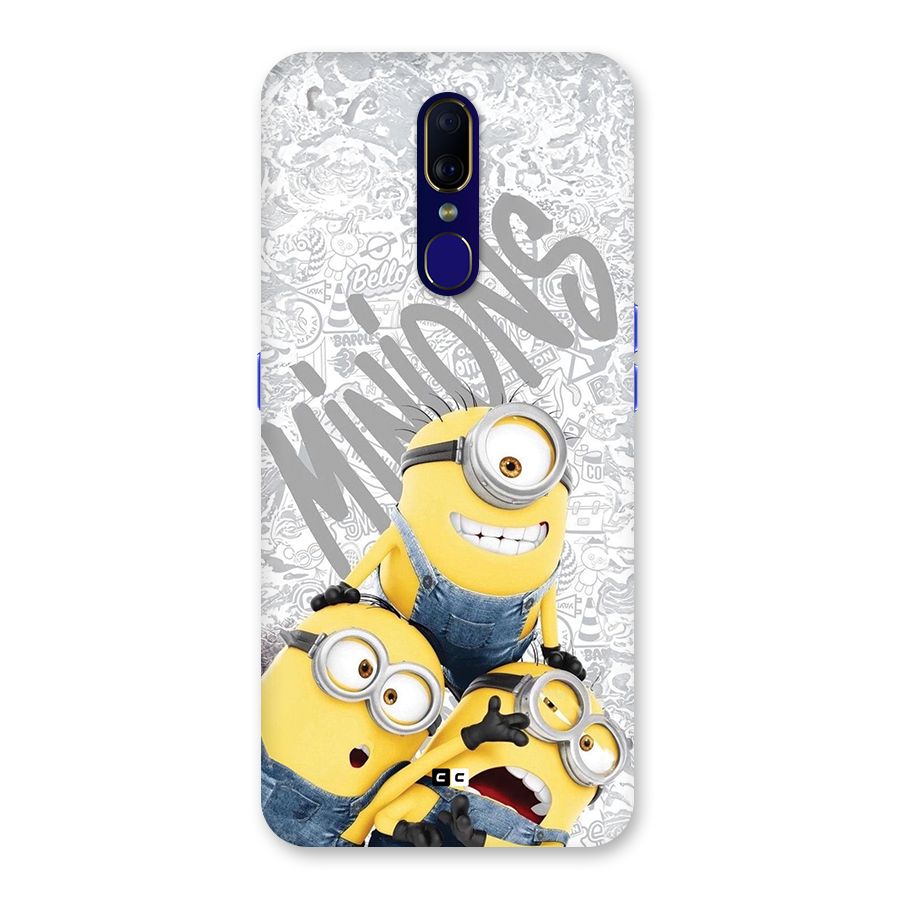 Minions Typo Back Case for Oppo A9