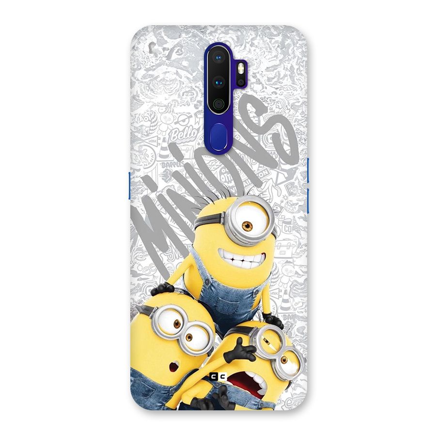 Minions Typo Back Case for Oppo A9 (2020)