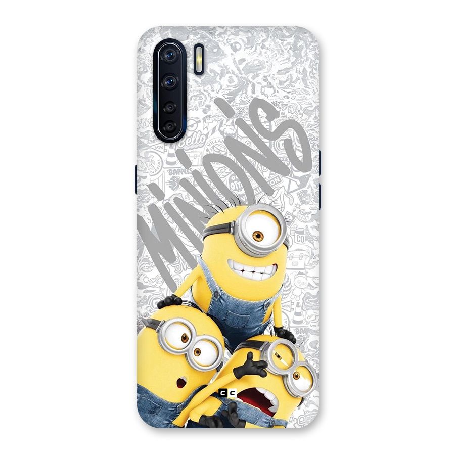 Minions Typo Back Case for Oppo F15
