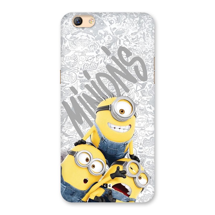 Minions Typo Back Case for Oppo F3 Plus
