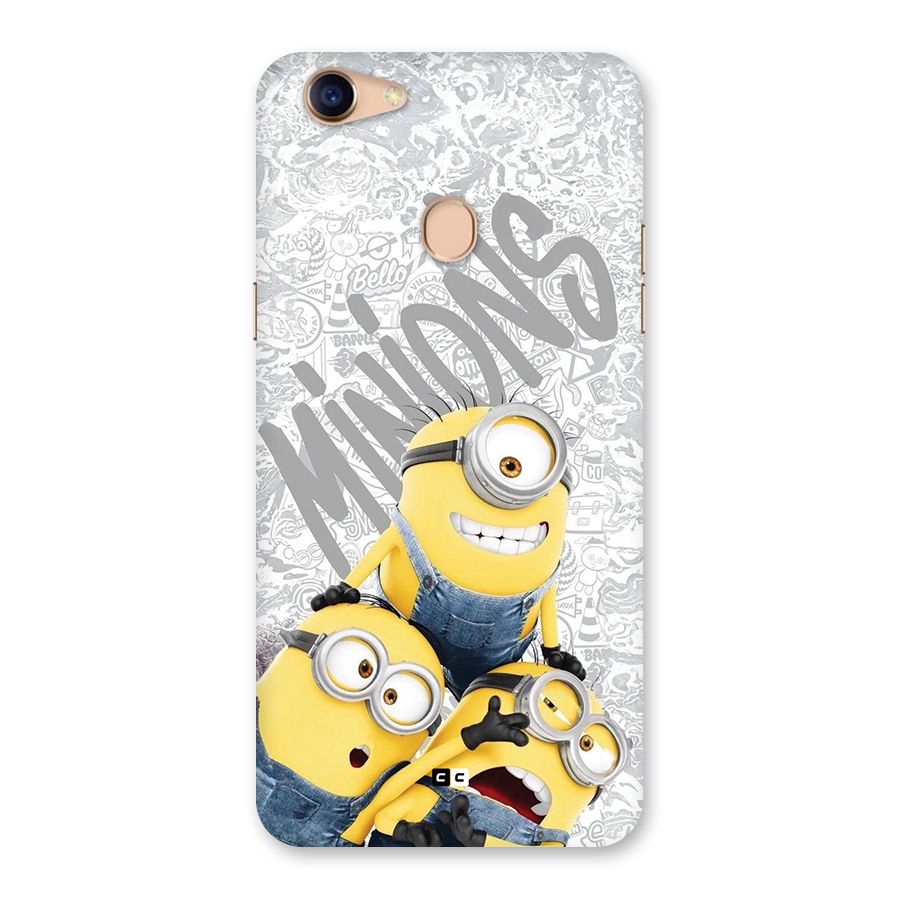 Minions Typo Back Case for Oppo F5