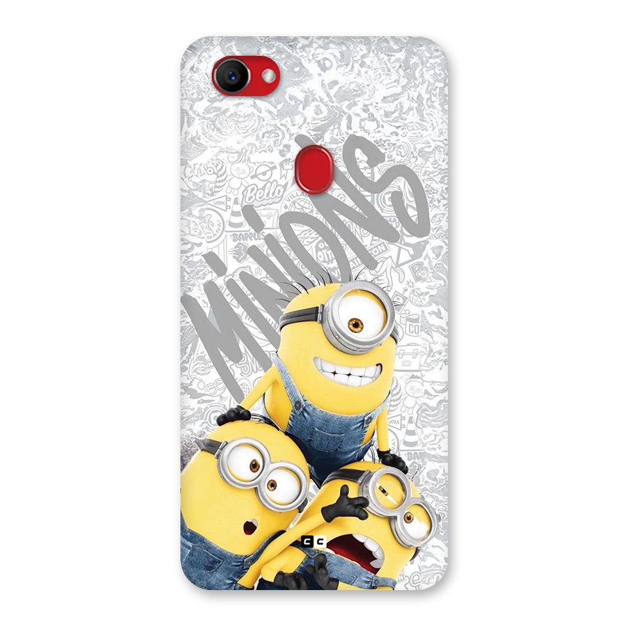 Minions Typo Back Case for Oppo F7