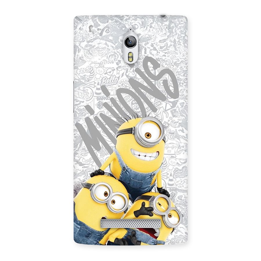 Minions Typo Back Case for Oppo Find 7