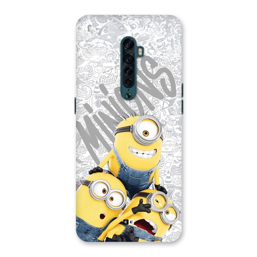 Minions Typo Back Case for Oppo Reno2