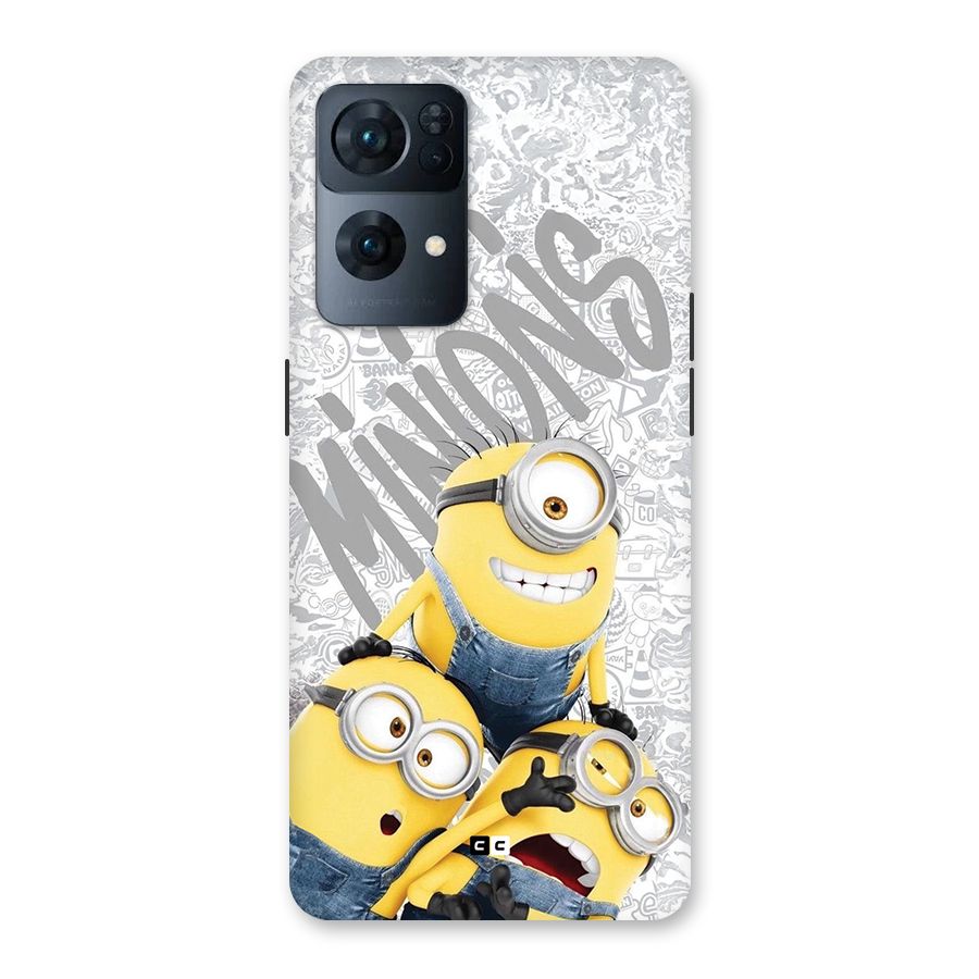 Minions Typo Back Case for Oppo Reno7 Pro 5G