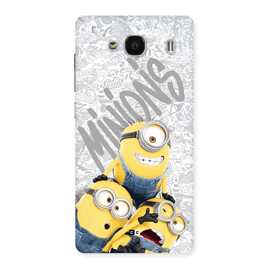 Minions Typo Back Case for Redmi 2
