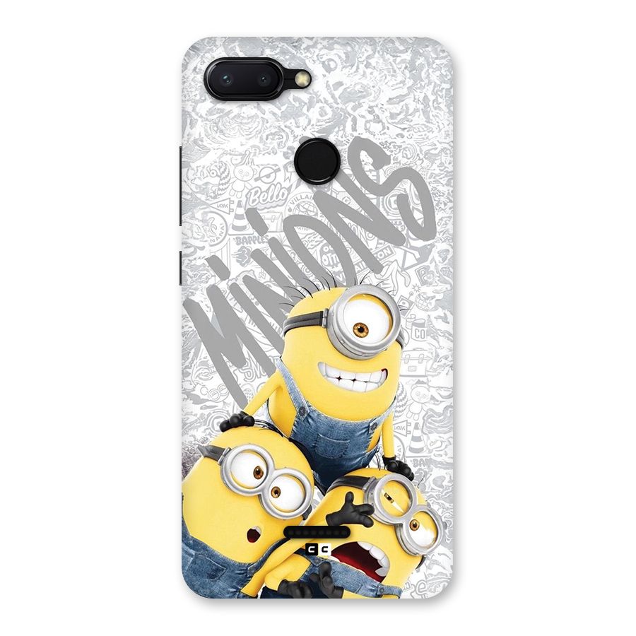Minions Typo Back Case for Redmi 6
