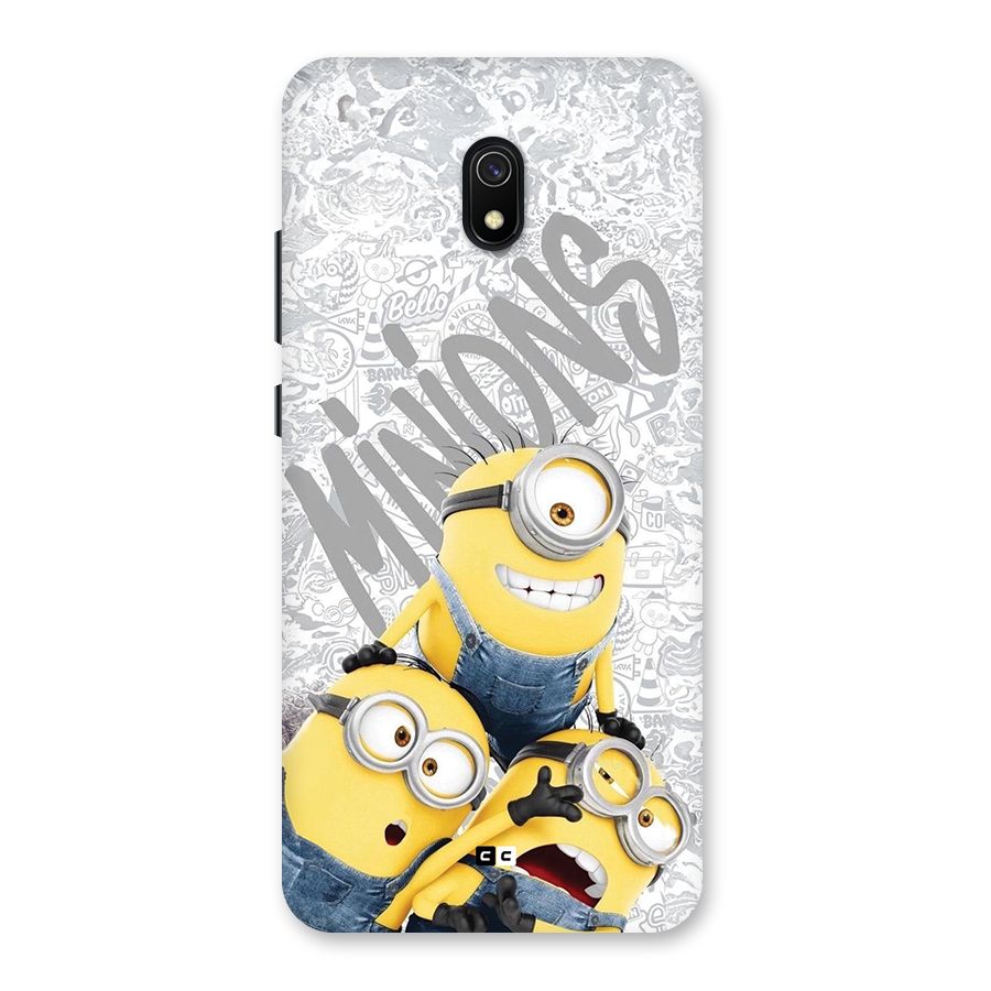 Minions Typo Back Case for Redmi 8A