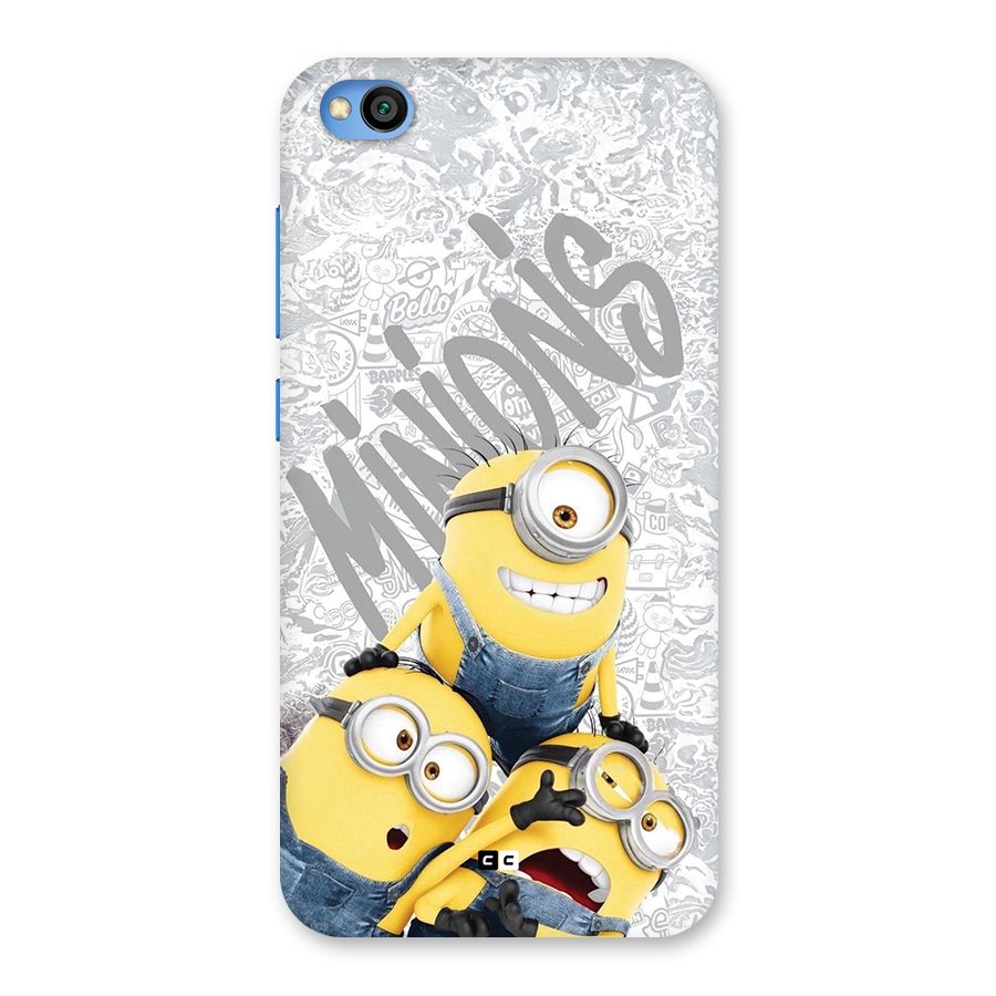 Minions Typo Back Case for Redmi Go