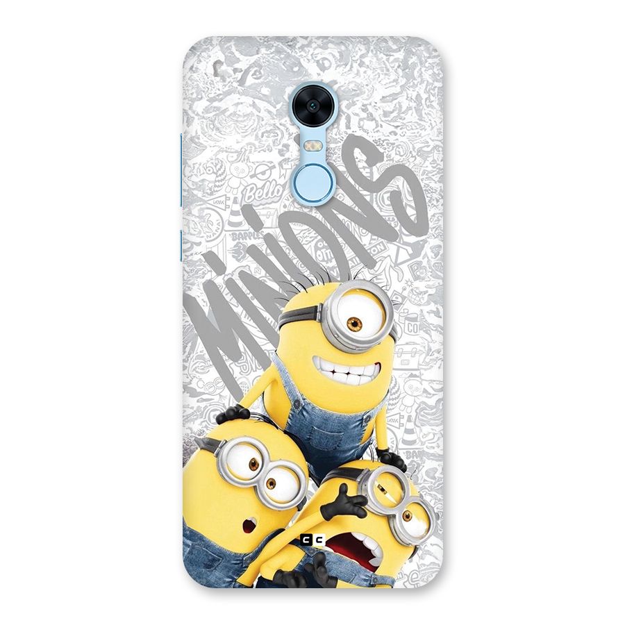 Minions Typo Back Case for Redmi Note 5